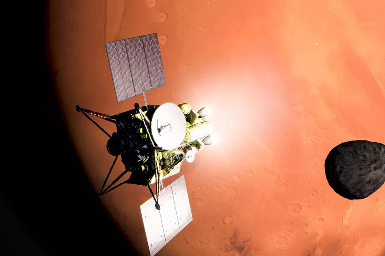 火星の月の最外面への日本探査ミッション