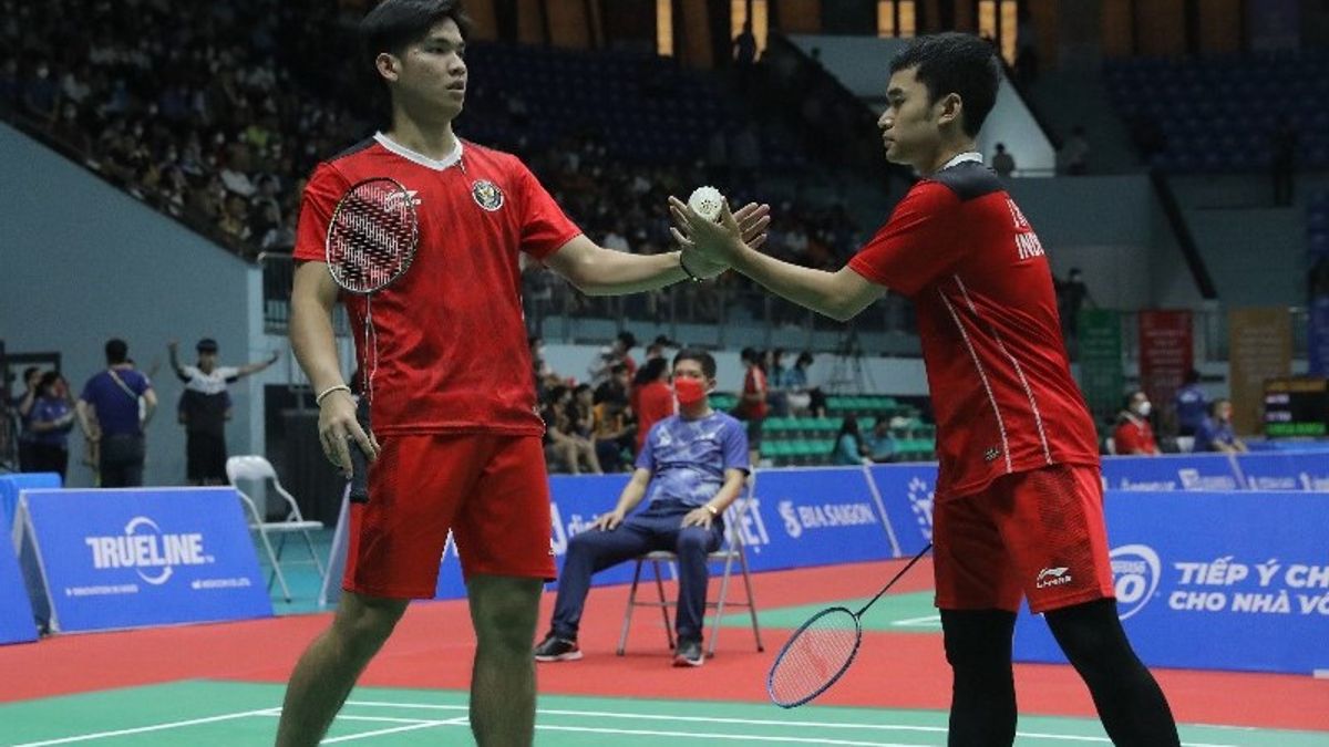Dua Ganda Putra Indonesia ke Final Bulu Tangkis SEA Games Hanoi 2021: Medali Emas di Tangan, Akhiri Paceklik Sejak 2015