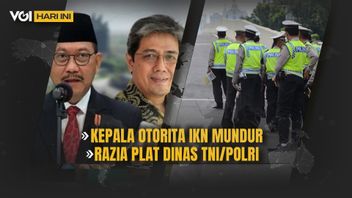 فيديو VOI اليوم: رئيس هيئة IKN الاستقالة ، مداهمة لوحة خدمة TNI / Polri