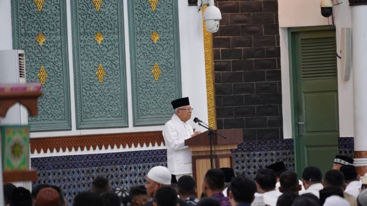 Wapres Ma'ruf Amin Pesan Jaga Komitmen Kebangsaan di Aceh