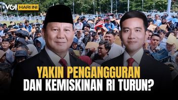 VOI Today: Prabowo表示,印度尼西亚的贫困和失业率正在下降,与世界银行的数据不同
