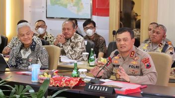 In Front Of Ganjar Pranowo And Deputy Chairman Of Commission III Of The DPR, Central Java Police Chief Tegas Guarded The Bener Purworejo Dam Project
