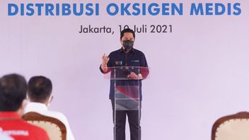 Erick Thohir: BUMN Such As Pertamina Et Al Have Distributed 27 ISO Oxygen Tanks To Help Needs In The Pandemic Period