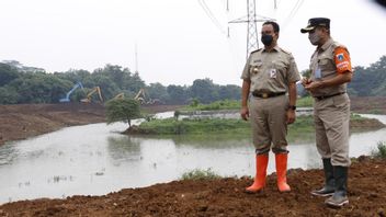 Pak Anies, PDI Party, A Déclaré Que La Fonction Des Réservoirs Au DKI Jakarta N'était Pas Optimale Et Que Les Inondations Se Poursuivaient