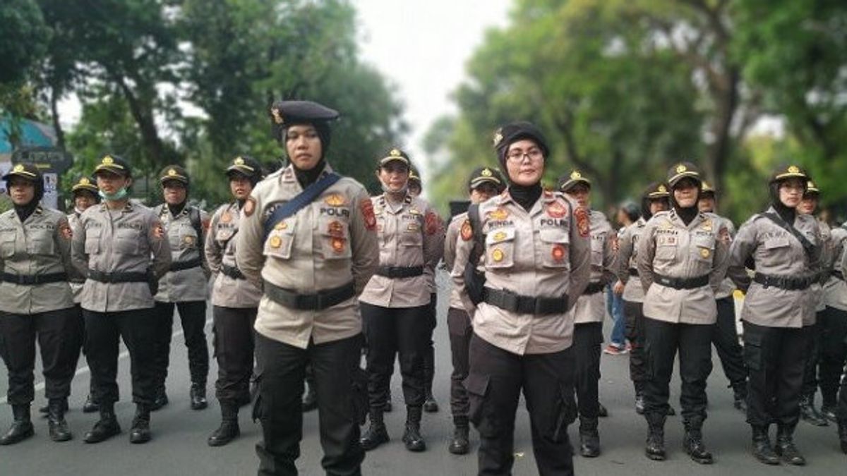 The National Police Expressed The Important Role Of Policewomen During The 2024 Election