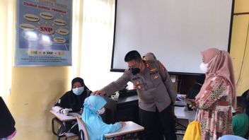 Polres Bangka Tengah Buka Gerai Vaksin COVID, Sudah 386 Anak Usia 6-11 Tahun Disuntik