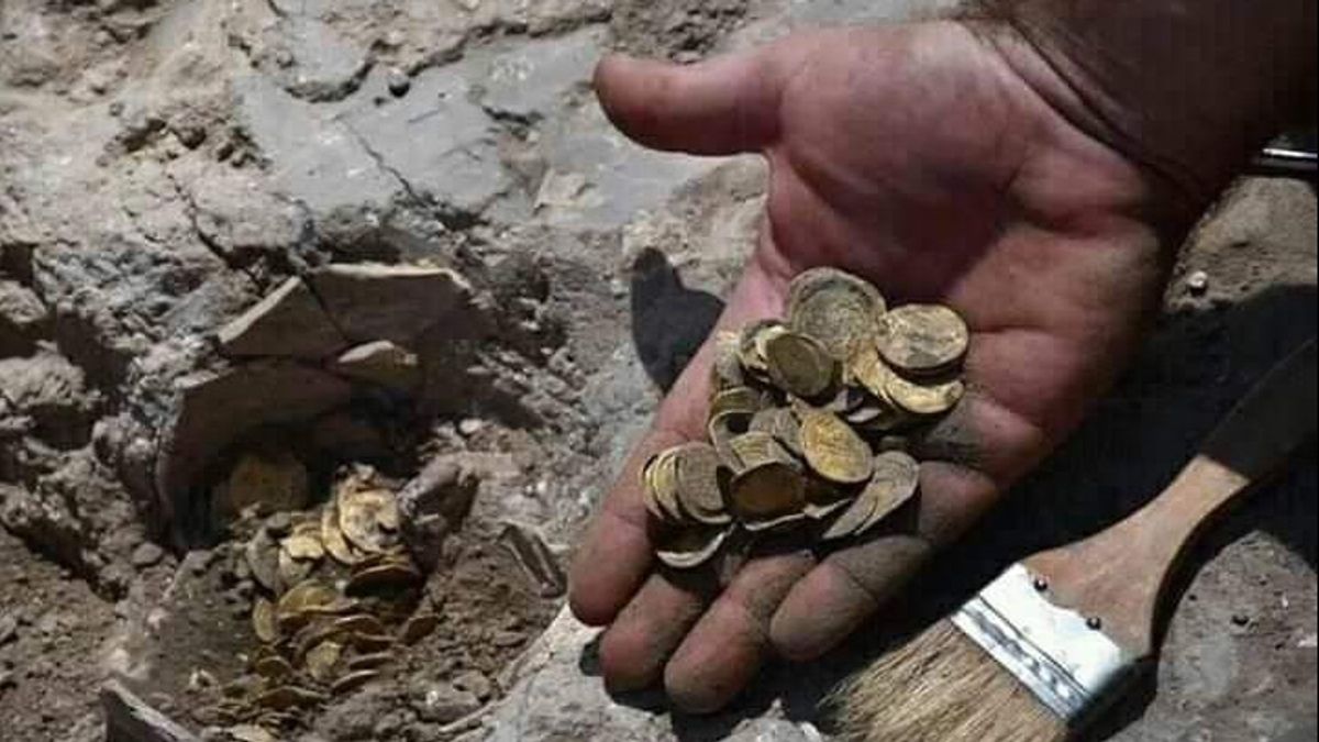 イスラエルはアッバース朝のイスラム王朝の宝物425金貨を発見