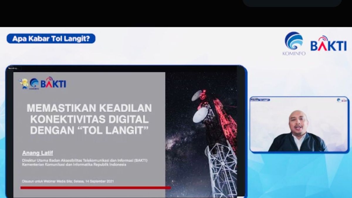 BAKTI Kominfo Bangun  Tol Langit  Agar Seluruh Indonesia Miliki Koneksi Internet 