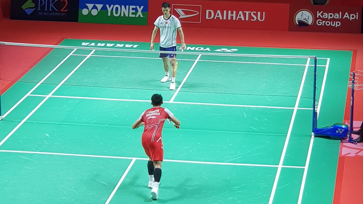 Failed To The Second Round Of Indonesia Masters 2022, Jonathan Christie: I'm Too Late To Change Strategy