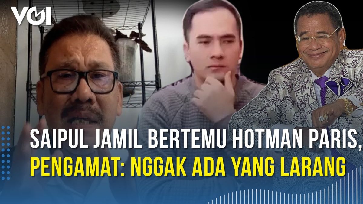 VIDEO: Many About Saipul Jamil Meet Hotman Paris, This Is The Word Inspiration From The Star