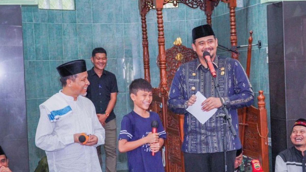 Not A Bike, Bobby Nasution Gives A Holiday Gift To Dufan And The Istiqlal Mosque For Children Who Answer Rukun Iman
