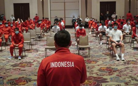 Ketum PSSI Suntik Motivasi ke Para Pemain Timnas Indonesia Jelang Latihan Perdana