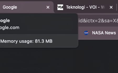 Google Chrome Tambahkan Tampilan Penggunaan Memori di Tab