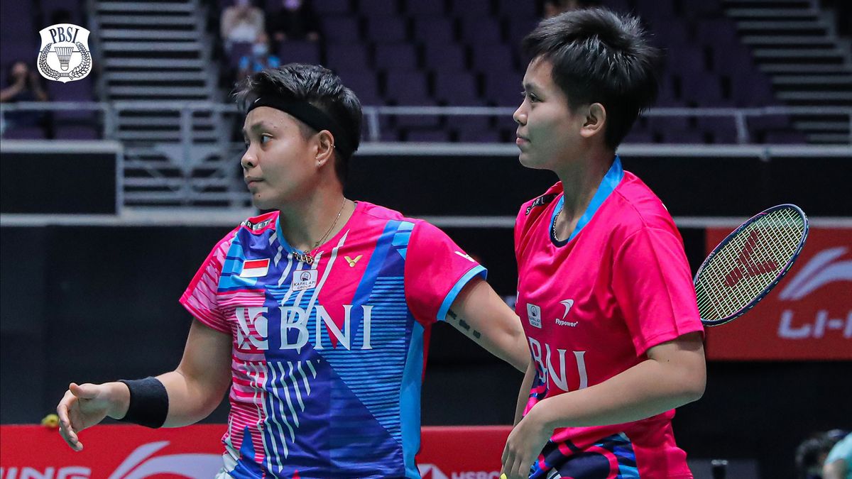 Hasil Singapore Open 2022: Apriyani/Fadia Sukses Libas Wakil Jepang untuk ke Semifinal, Gregoria Tumbang