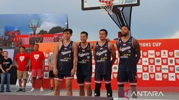 فريق كرة السلة الإندونيسي يفوز بكأس أبطال ABL 3x3 الدولية 2022 ، كيان بيدي عيون ألعاب SEA هانوي
