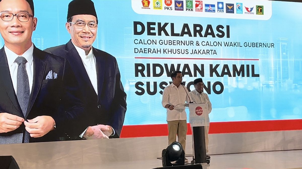 Ridwan Kamil rapporte à Gibran les raisons de croyance du Nouveau Jakarta