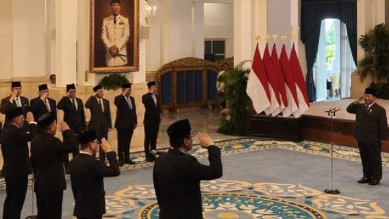 Prabowo Sends A Letter Of Thank You To The Five Ministers Replaced