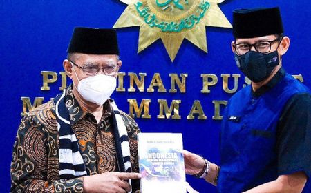 Silahturahmi dengan PP Muhammadiyah, Sandiaga Uno: Fokus Bekerja, Ketuk Pintu Langit