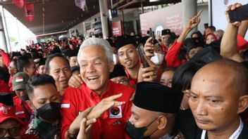 There Were Shouts Of 'Ganjar Presiden' In The Location Of PDIP's 50th Anniversary