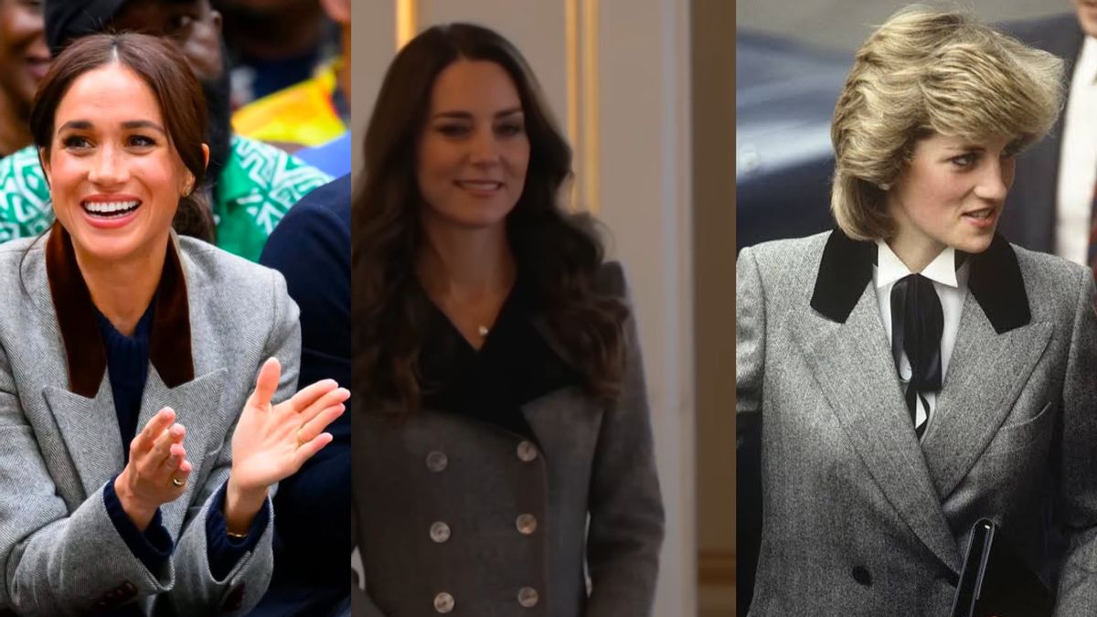 Blazer Ikonik Putri Diana yang Kembali Tren Gegara Ditiru Kate dan Meghan