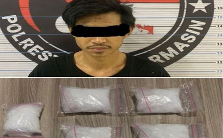 Miliki 483 Gram Sabu, Polresta Banjarmasin Ringkus Pemuda