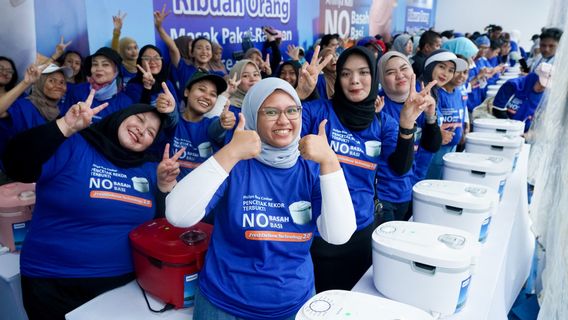 Philips Raih Rekor Muri, Masak Nasi Serentak Pakai 300 Rice Cooker 2 Hari Nonstop