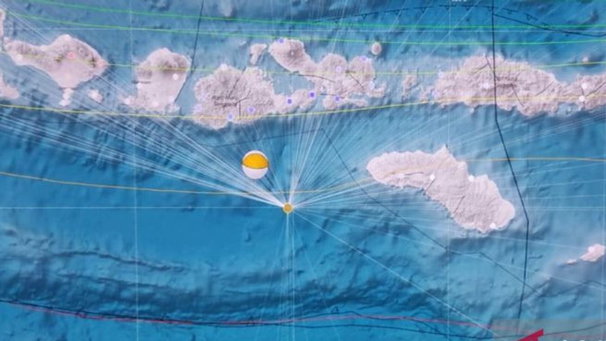 BMKG:西ヌサトゥンガラ州ビマ市の5.3地震