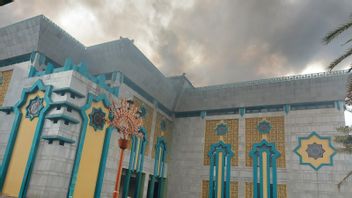 Fire Jakarta Islamic Center Padam Mosque