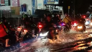 Dampak Hujan Deras, Sejumlah Ruas Jalan di Kecamatan Ciracas Jaktim Tergenang Air