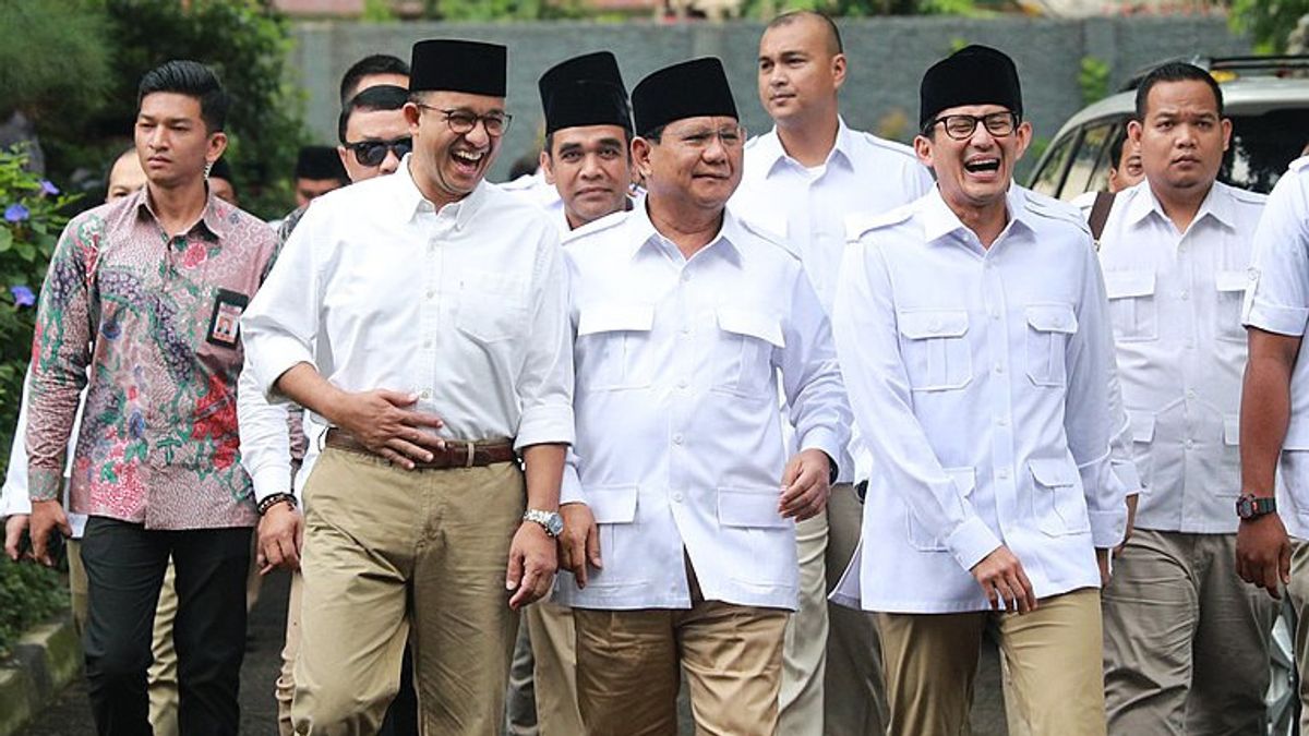 Prabowo Subianto Tunjuk Sandiaga Uno在今天的记忆中担任Cawapres,2018年8月9日