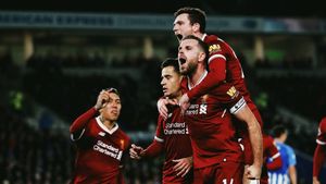 Laga Tandang, Liverpool Kalah di Markas Brighton & Hove Albion