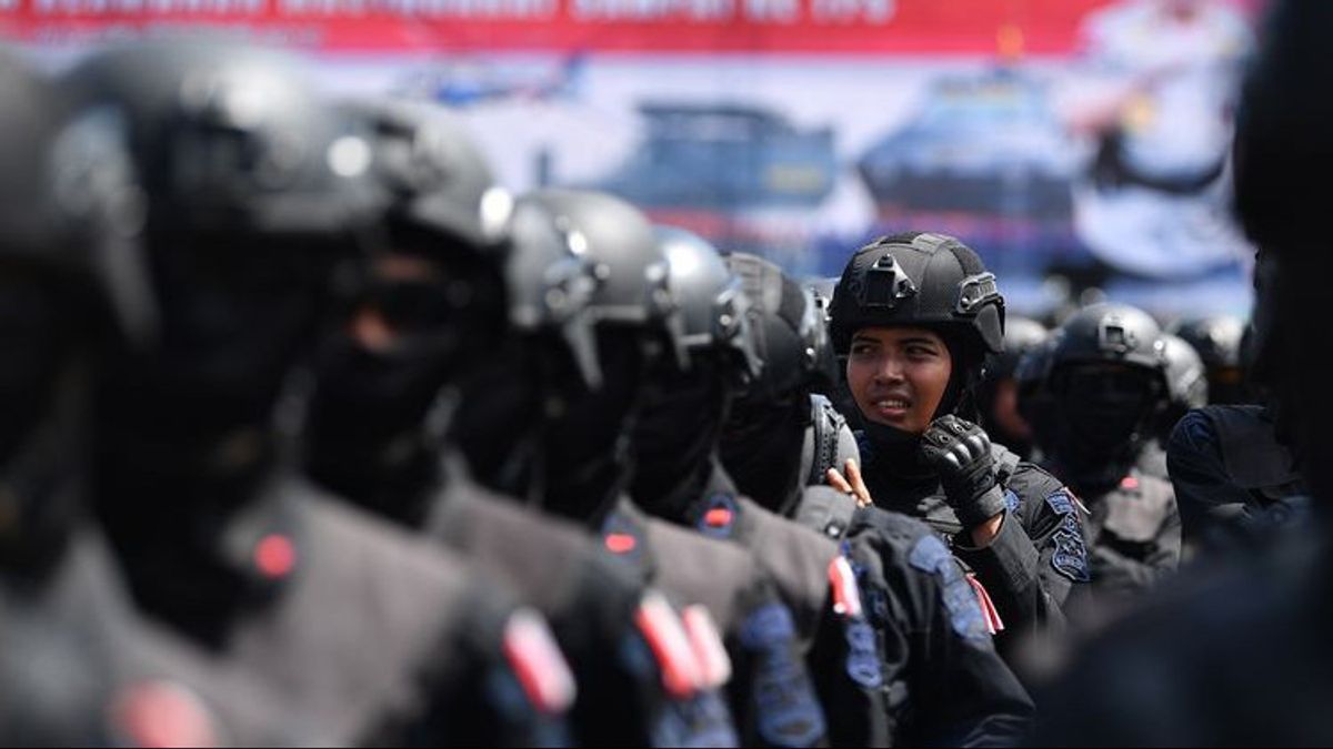 Antisipasi Demo, 105 Personel Brimob Polda NTT Dikirim ke Jakarta