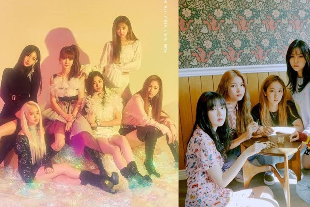 EVERGLOW وGFRIEND إطلاق الفيديو المدمجة الموسيقى معا