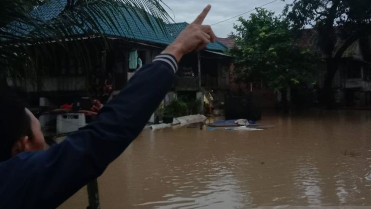 Banjir di Muara Enim Rendam Ratusan Rumah, Ketinggian Mencapai Dua Meter