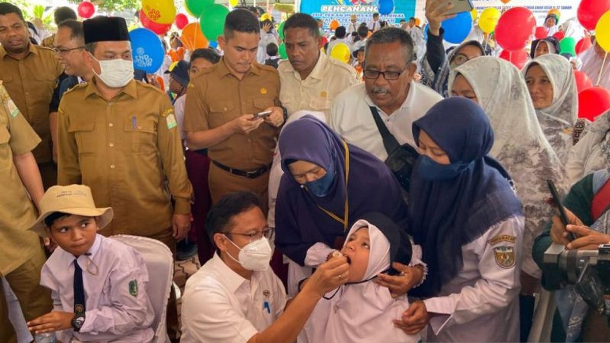 Menkes Beri Waktu Sebulan Penuhi Target 1,2 juta Anak Aceh Divaksin Polio