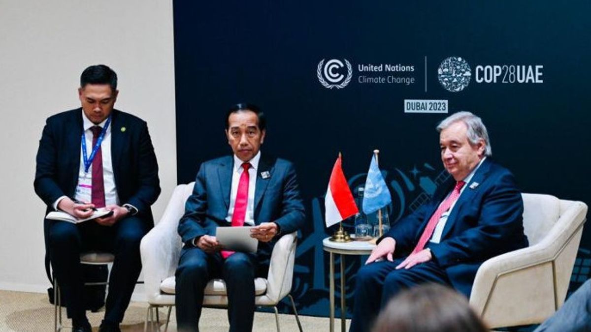 佐科·维多多总统支持联合国实施气候行动