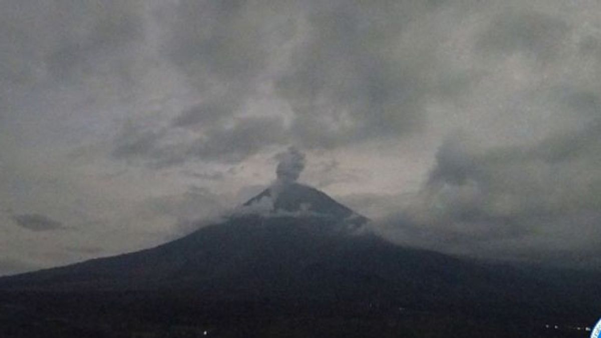 Le mont Semeru a de nouveau éclaté, un côlon de cendre s'élève à 900 mètres