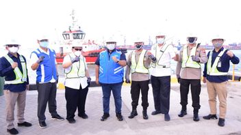 Progres Proyek Perkuatan Struktur Dermaga Terminal Berlian di Tanjung Perak yang Digarap PTPP Sudah Hampir 76 Persen