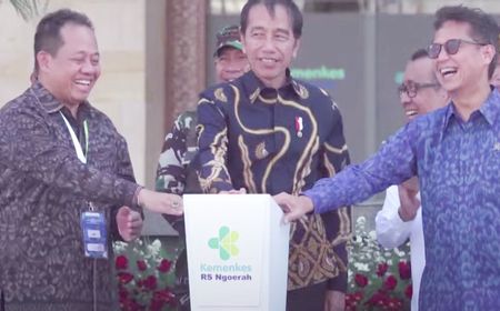 Presiden Jokowi Resmikan RSUP Ngoreah Besutan Hutama Karya