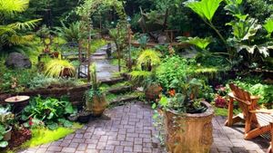 pour faire du jardin arrière beau et amusant