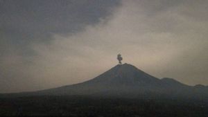 Mount Semeru Eruption Tonight With An Eruption As High As 900 Meters