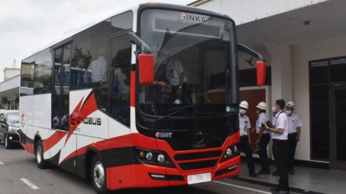 Bus Listrik INKA Bernama E-Inobus Ditawarkan ke Transjakarta