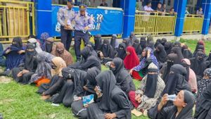 Langsa Police Thwart The Escape Of 93 Rohingya Ethnic Immigrants