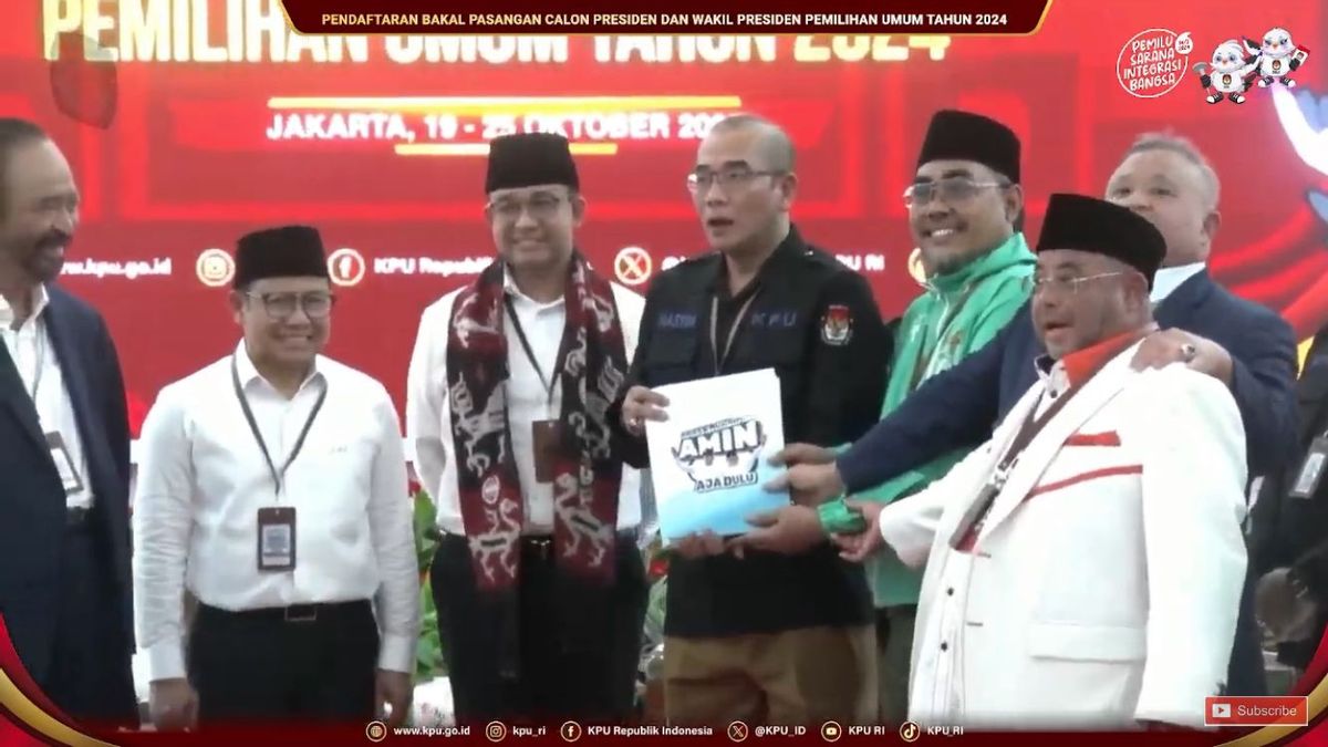 The Anies-Cak Imin Pair Officially Becomes Participants In The 2024 Presidential Election
