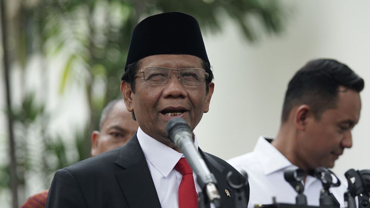 Mahfud MD: Jokowi Approuve La Révision De La Loi ITE