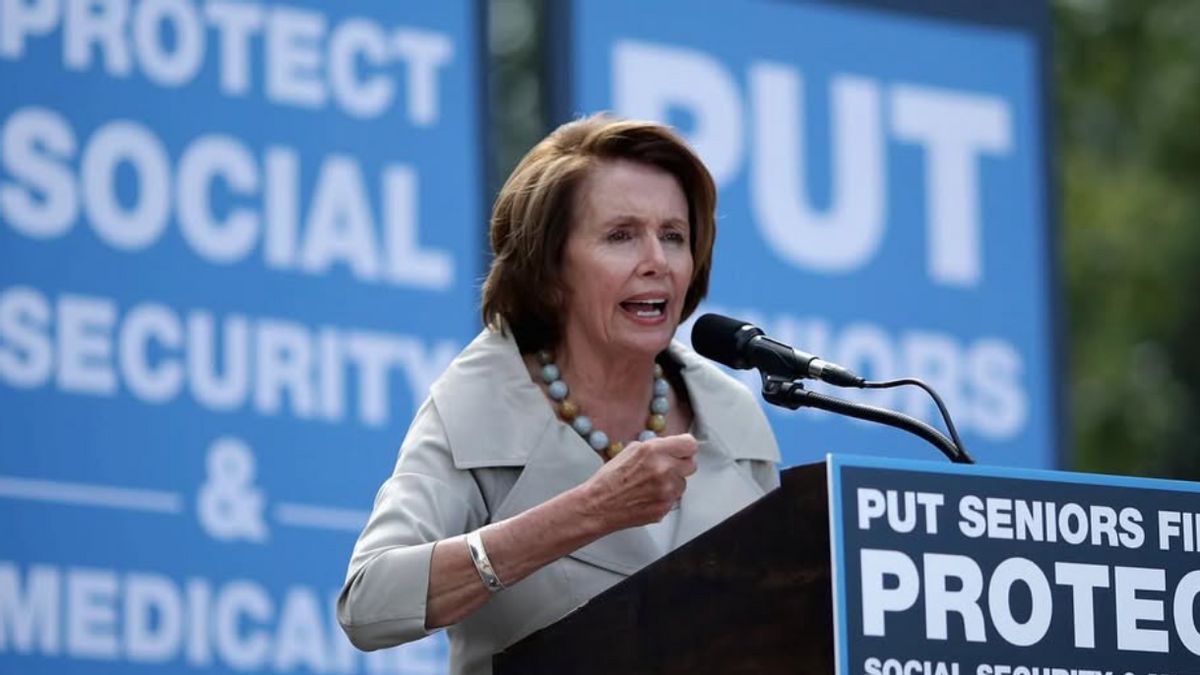 南希·佩洛西(Nancy Pelosi)是美国前众议院议长,曾试图推翻特朗普,他将从国会退休