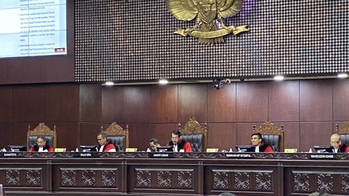The Results Of The Constitutional Court's Ethics Session Announced Next Week, MKMK Asked To Dare To Take Firm Decisions