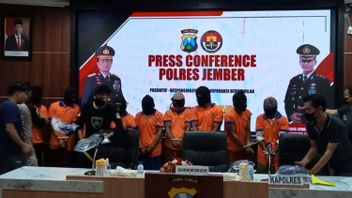 15 Perpetrators Of Burning Houses And Vehicles In Mulyorejo Village, Jember Arrested