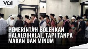 VIDEO: Bolehkan Halalbihalal, Pemerintah: Tak Ada Makan dan Minum