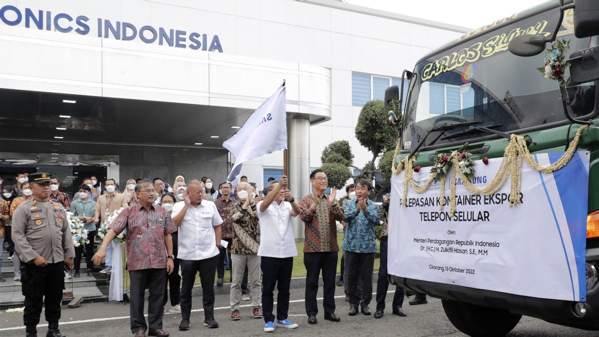 サムスンのスマートフォン輸出とは別に、ズラハス貿易相:インドネシアは生産拠点になることができる